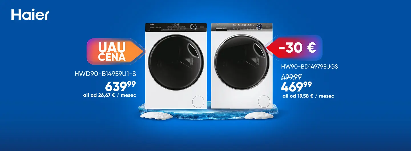 Haier za brezskrbno uporabo!