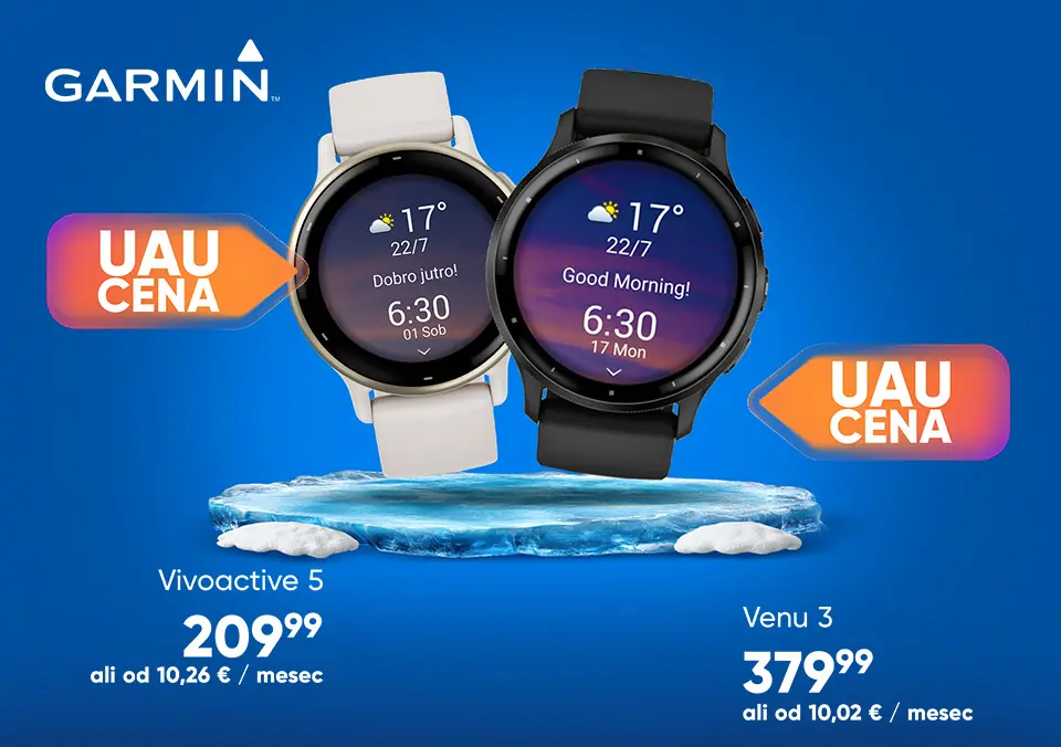 Pametne ure Vivoactive & Venu3 ugodno
