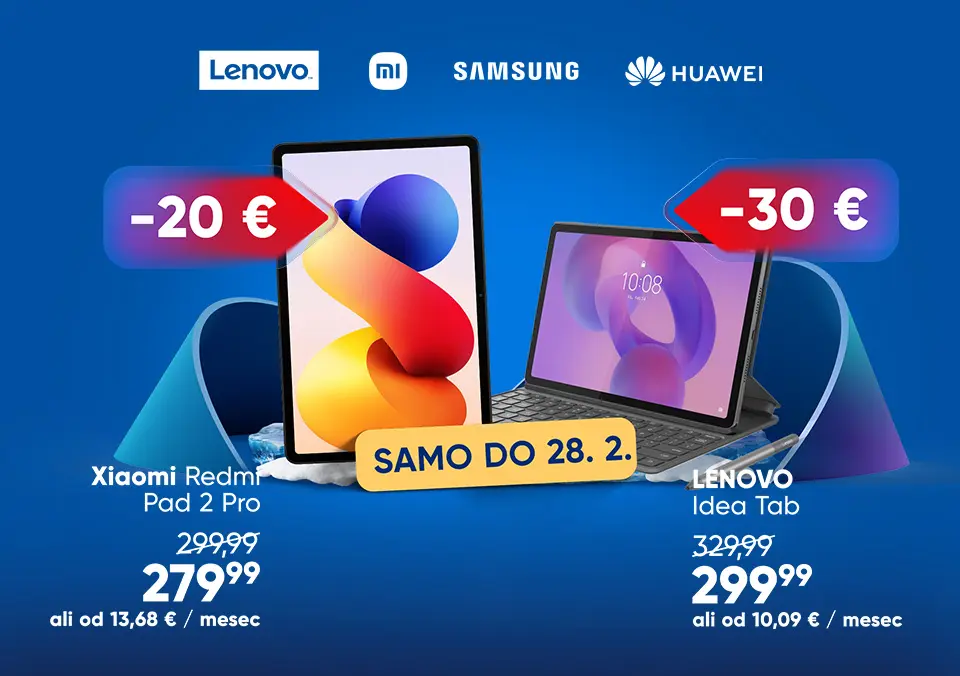 Pametna izbira tablic po ugodnih cenah