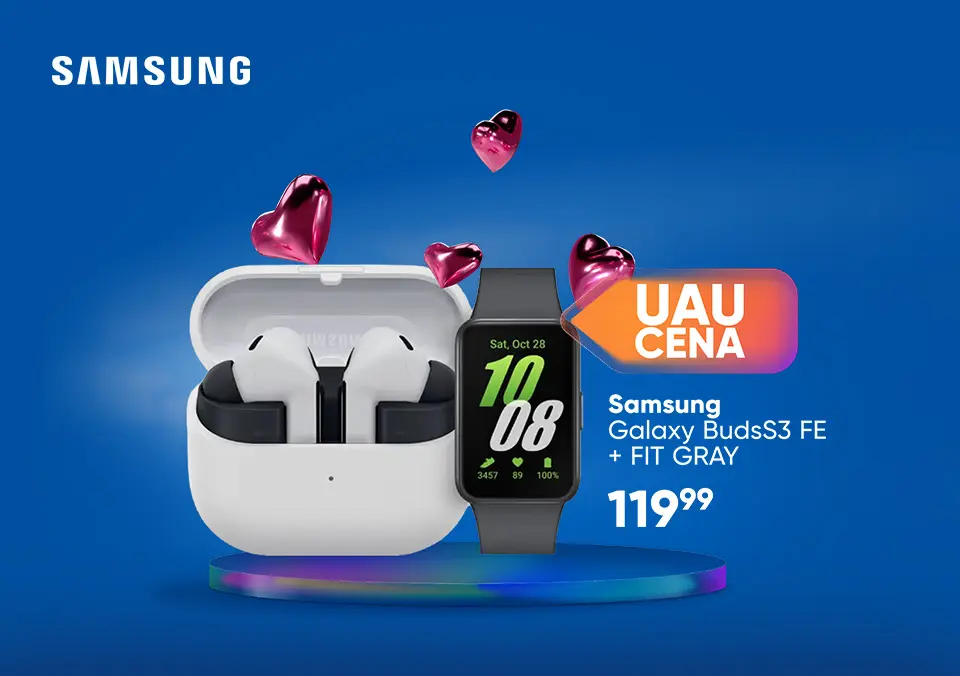 Valentinovi kompleti slušalk Samsung po UAU cenah