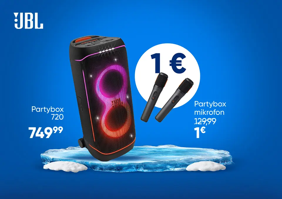 Ob nakupu Partybox-a, mikrofona za 1€!*