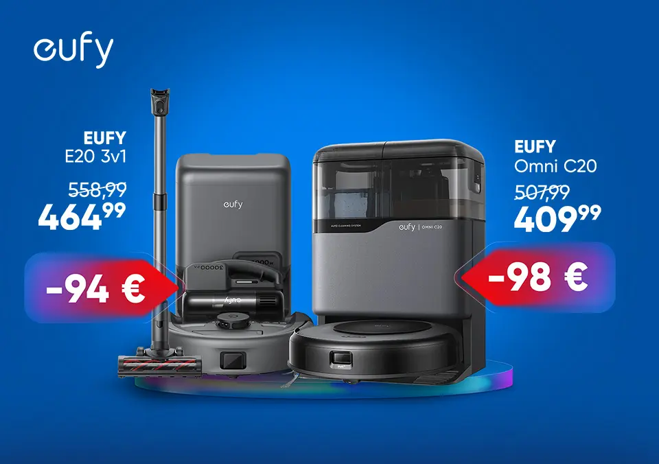 Spoznaj Eufy robotske sesalnike v akciji!