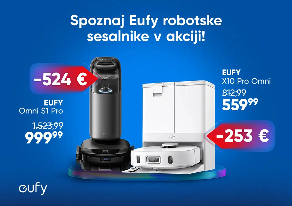 Spoznaj Eufy robotske sesalnike v akciji!