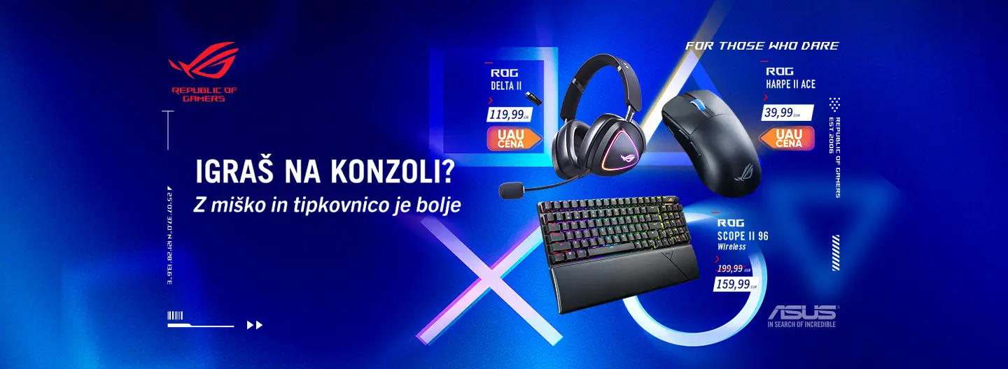 Odlična ponudba Asus dodatkov po odličnih cenah