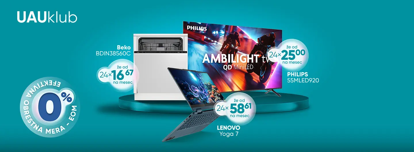 Razreži ceno novih naprav na do 24 obrokov, brez obresti in stroškov!