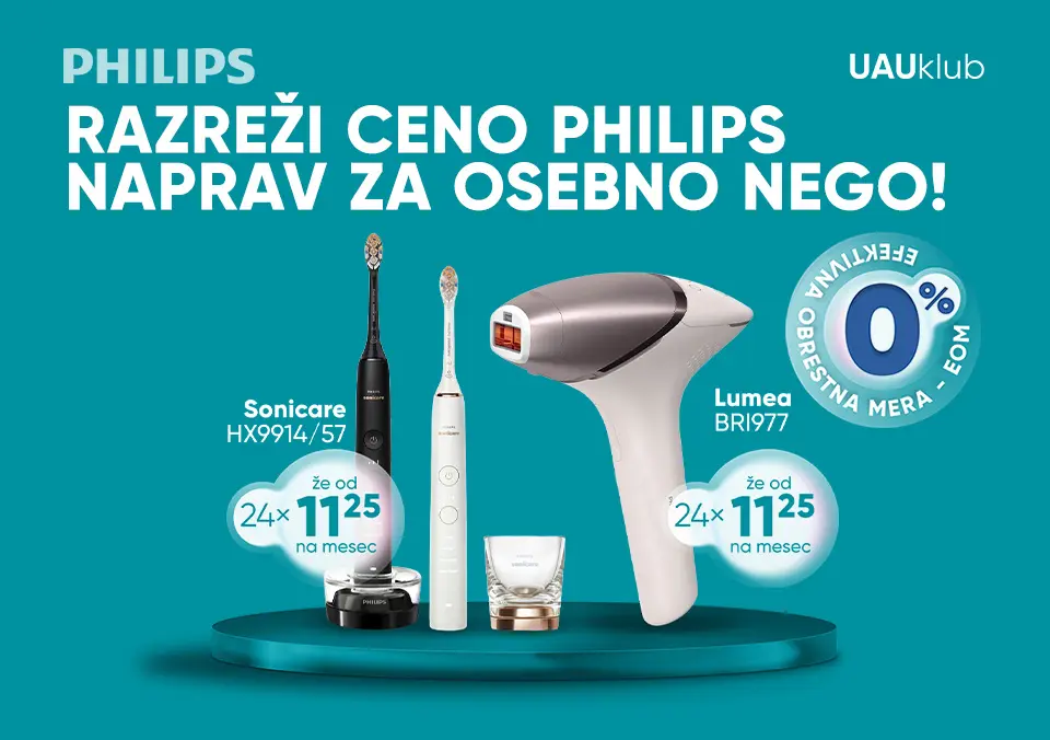 Razreži ceno Philips naprav za osebno nego!