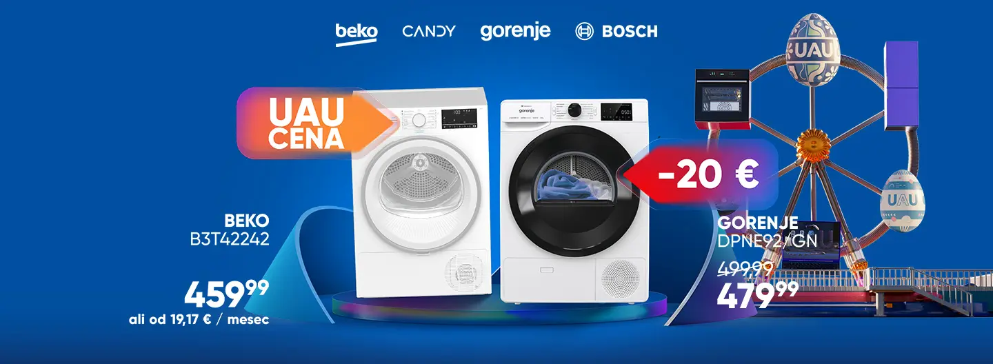 Sušilni stroji za popolno svežino perila!