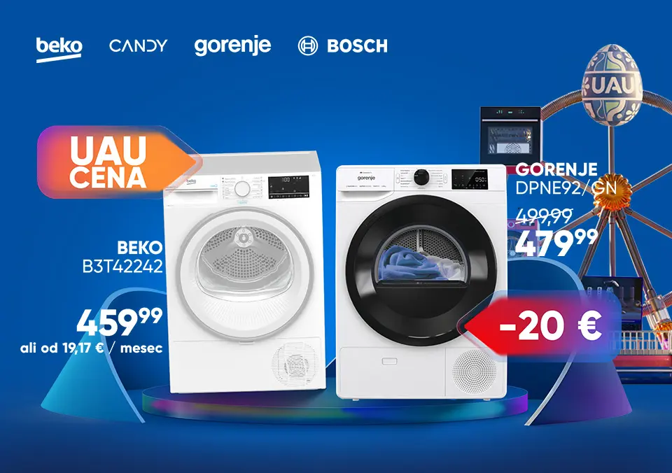 Sušilni stroji za popolno svežino perila!