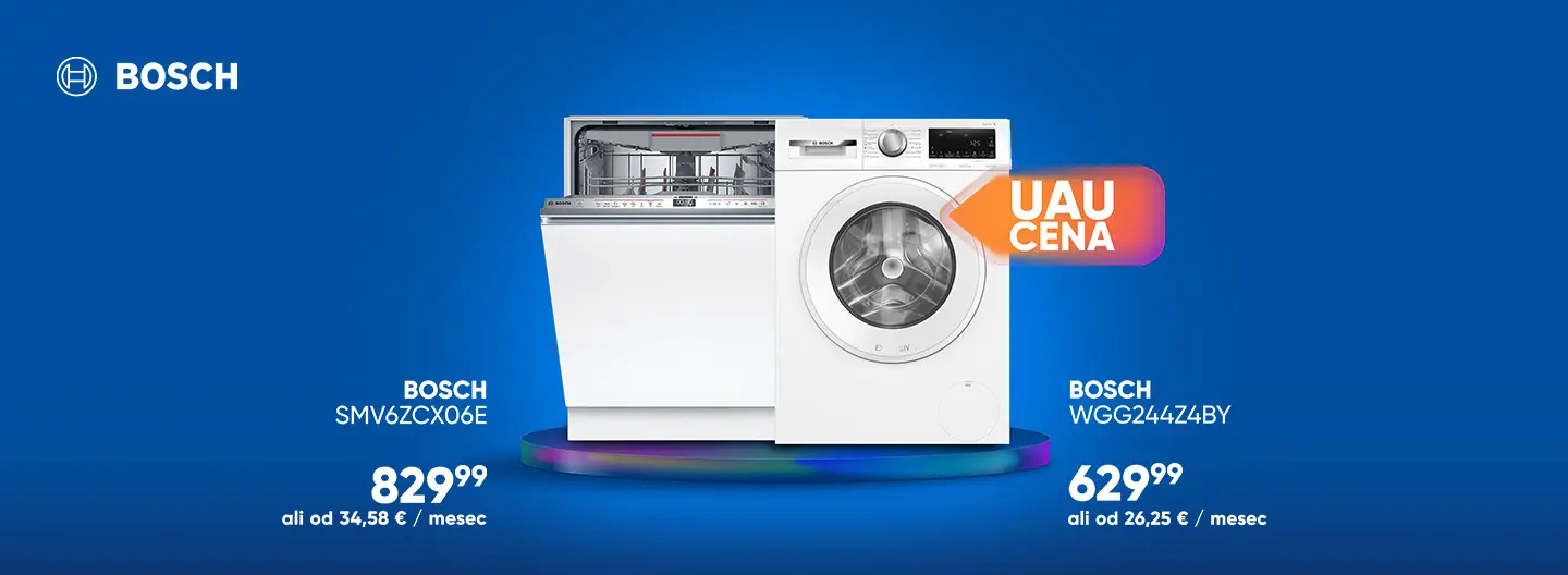 Bela tehnika Bosch po izjemnih cenah.