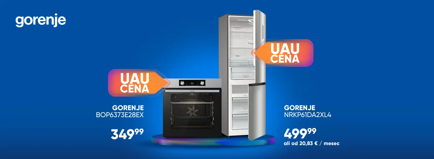Gorenje bela tenika po UAU cenah!