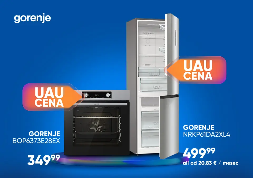 Gorenje bela tenika po UAU cenah!