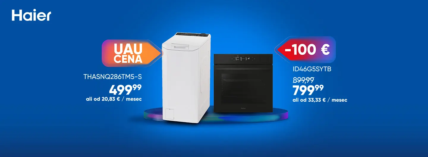 Haier bela tehnika po izjemnih cenah!
