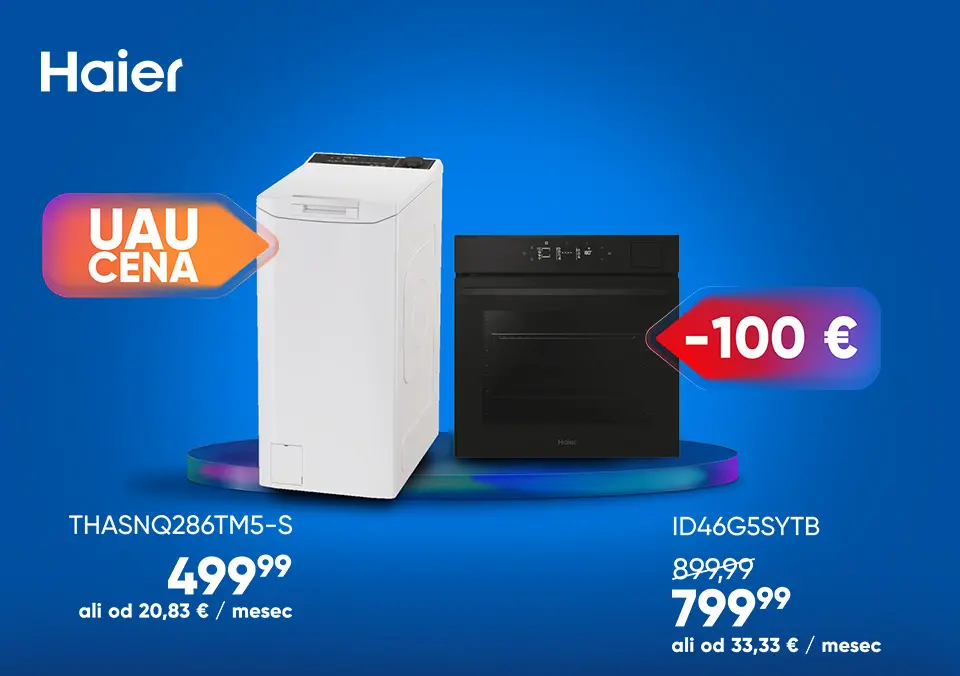 Haier bela tehnika po izjemnih cenah!