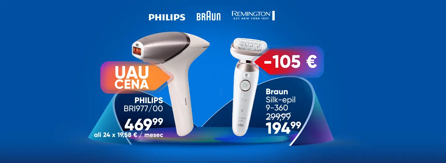 Največja izbira naprav za žensko nego