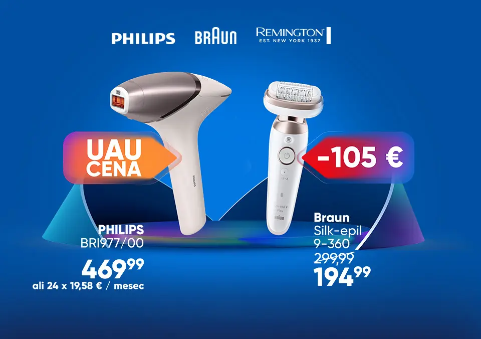 Največja izbira naprav za žensko nego