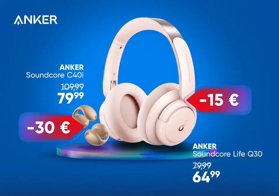 Slušalke in zvočniki Anker v akciji!