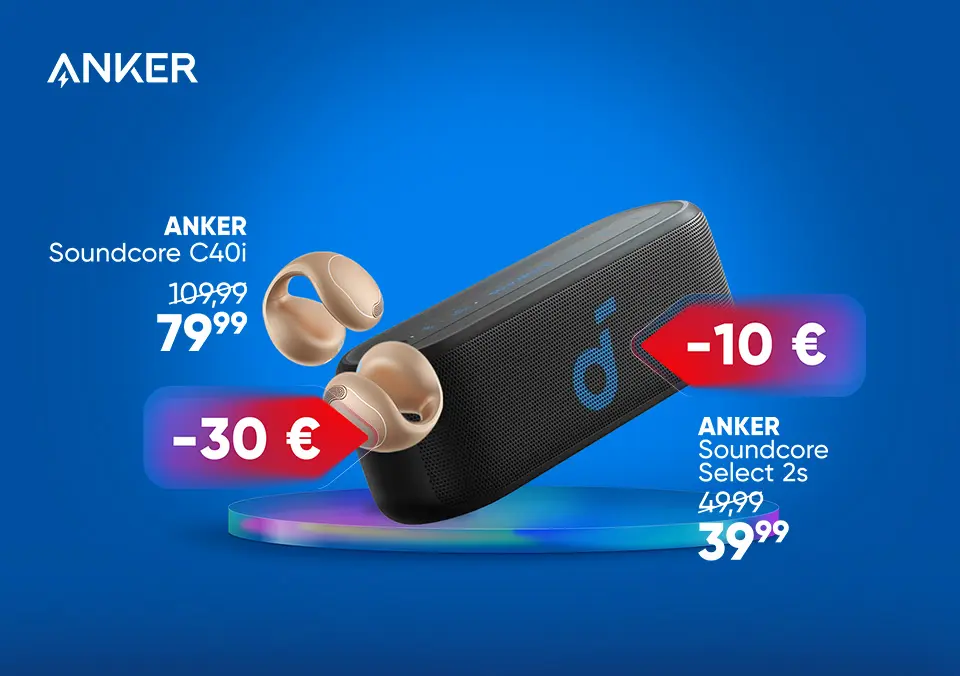 Slušalke in zvočniki Anker v akciji!