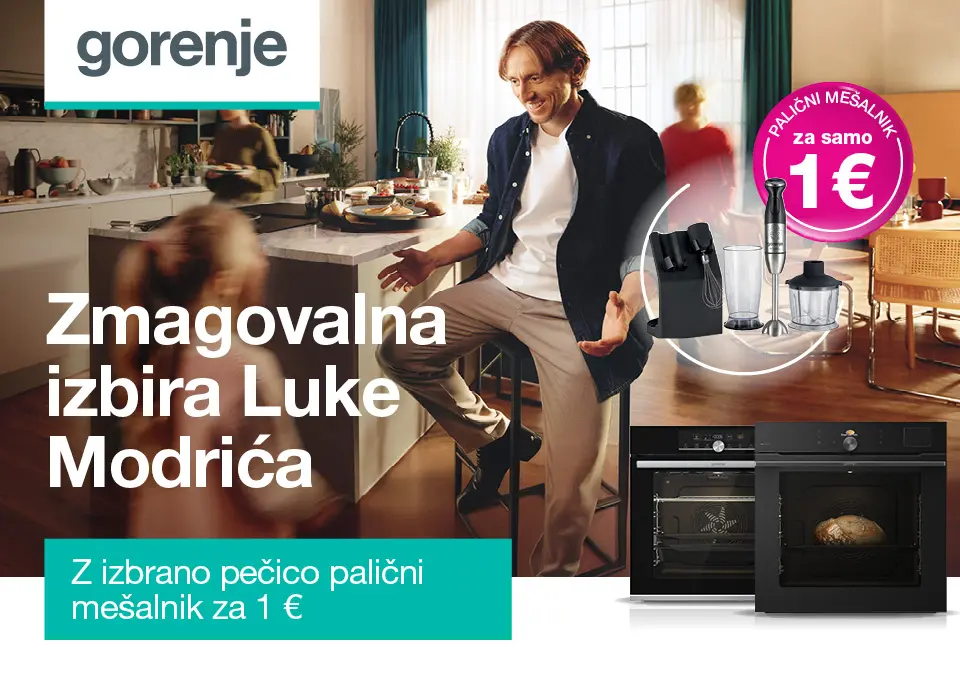 Z izbrano pečico palični mešalnik 1 €