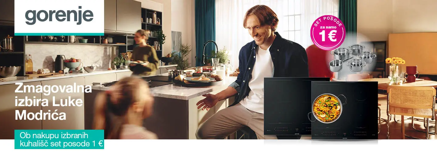 Ob nakupu izbranih kuhališč set posode 1 €