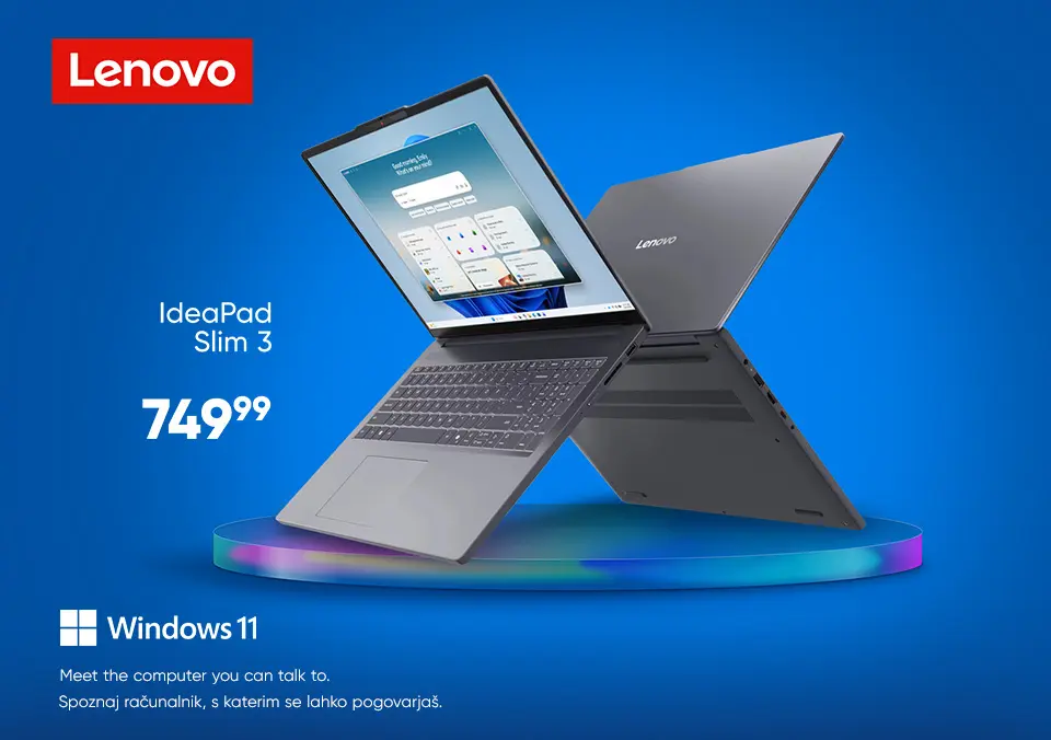 Odkrij izjemne prenosnike Lenovo!
