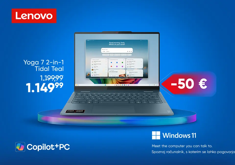 Odkrij izjemne prenosnike Lenovo Yoga!