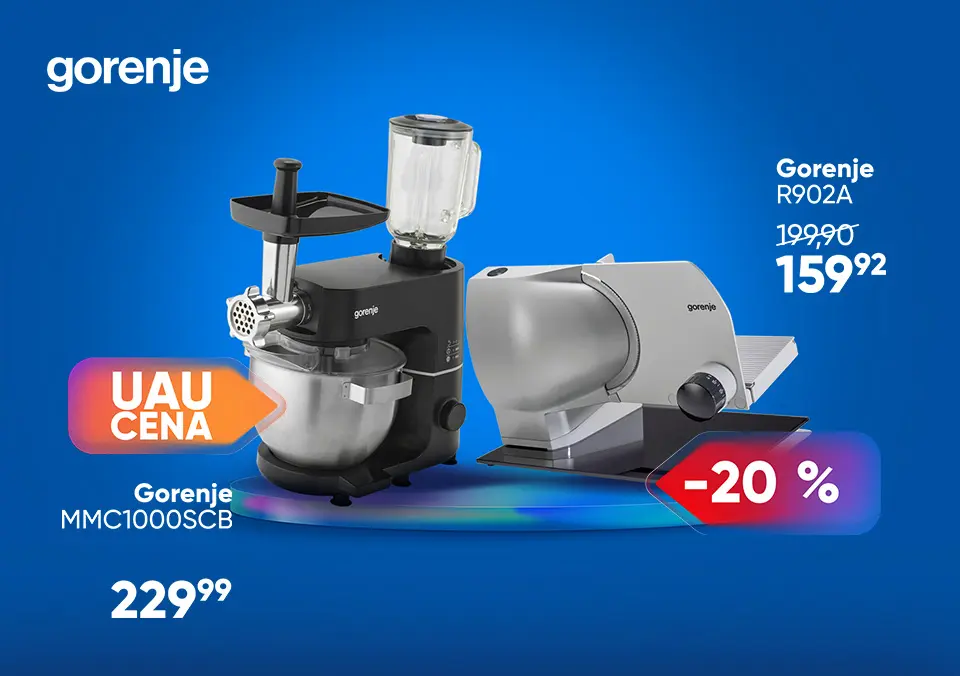 Izkoristi akcijske in UAU cene izdelkov Gorenje!