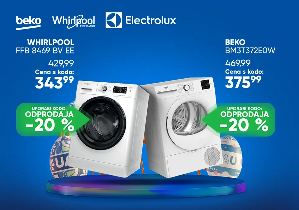 S kodo prihrani na belo tehniko!