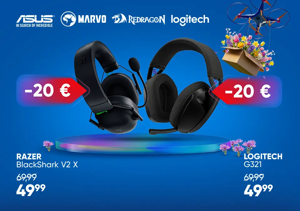 Odlična ponudba slušalk in mikrofonov