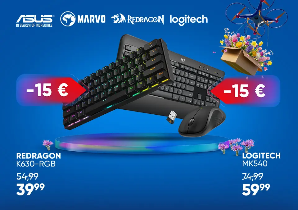 Odlične ponudbe tipkovnic in kompletov!