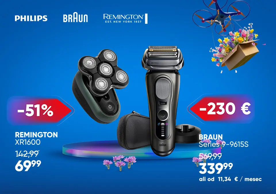 Velika izbira brivnikov