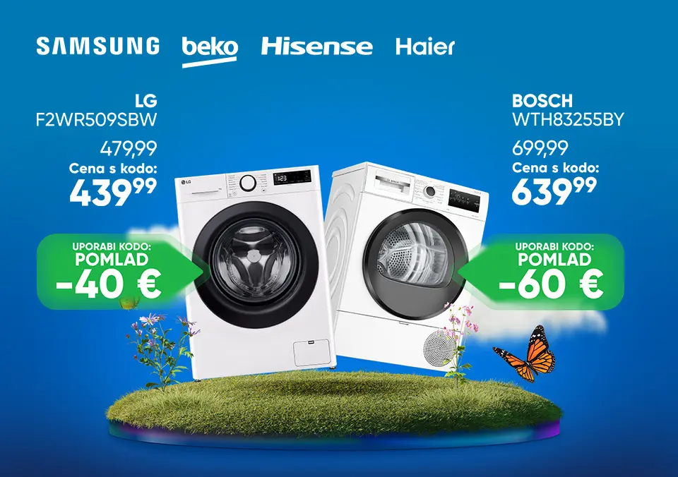 S kodo prihrani na vrhunsko belo tehniko!