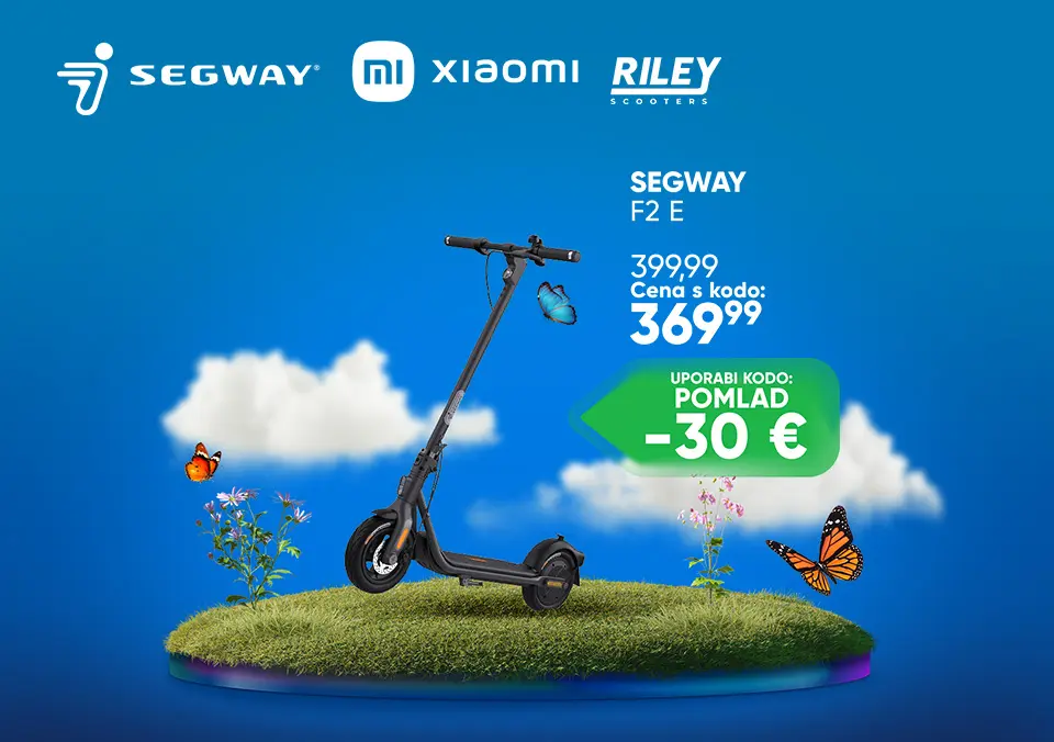 S kodo prihrani na električnih skirojih