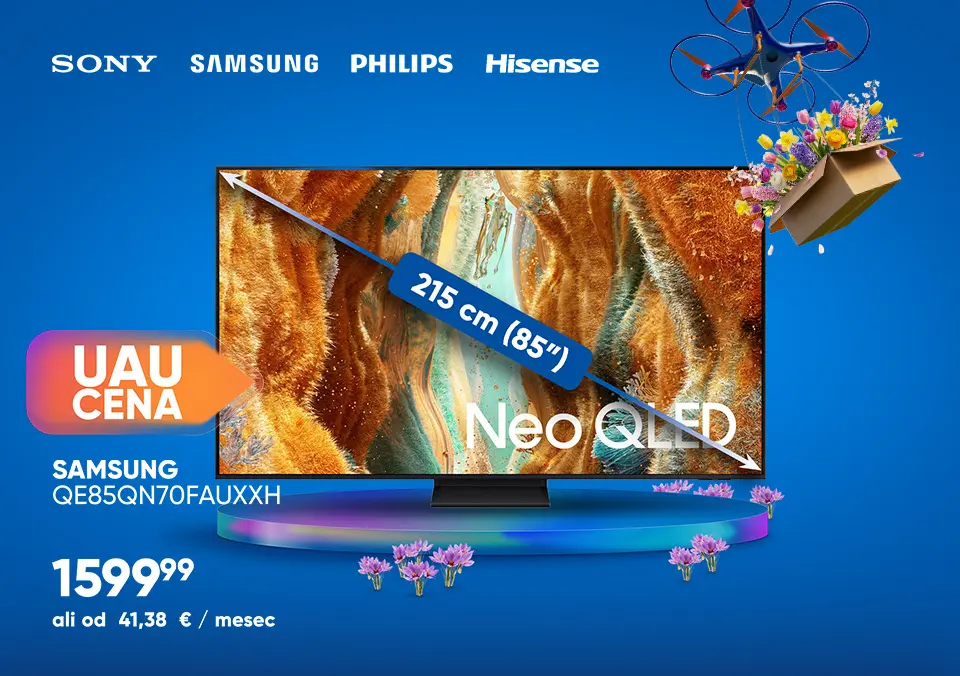 Večja diagonala, večji prihranek!