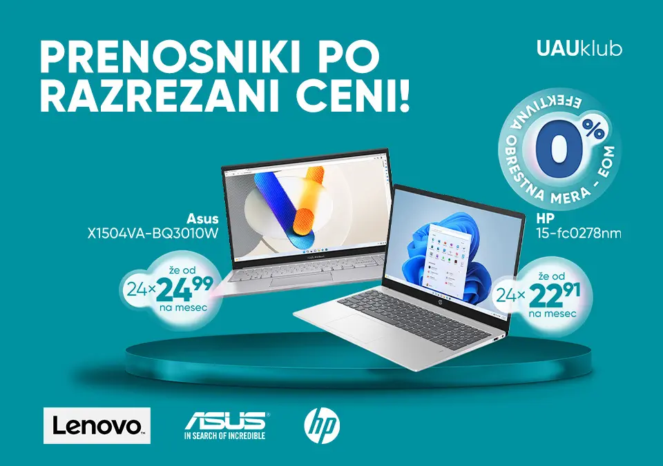 Prenosniki po razrezani ceni!