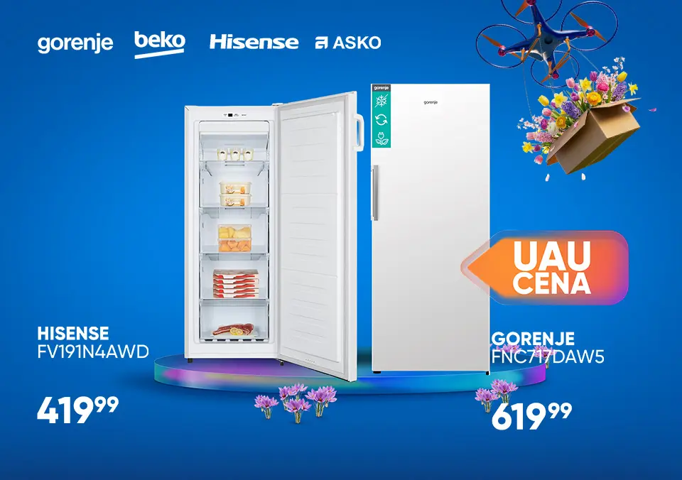 Vrhunska ponudba zamrzovalnikov!