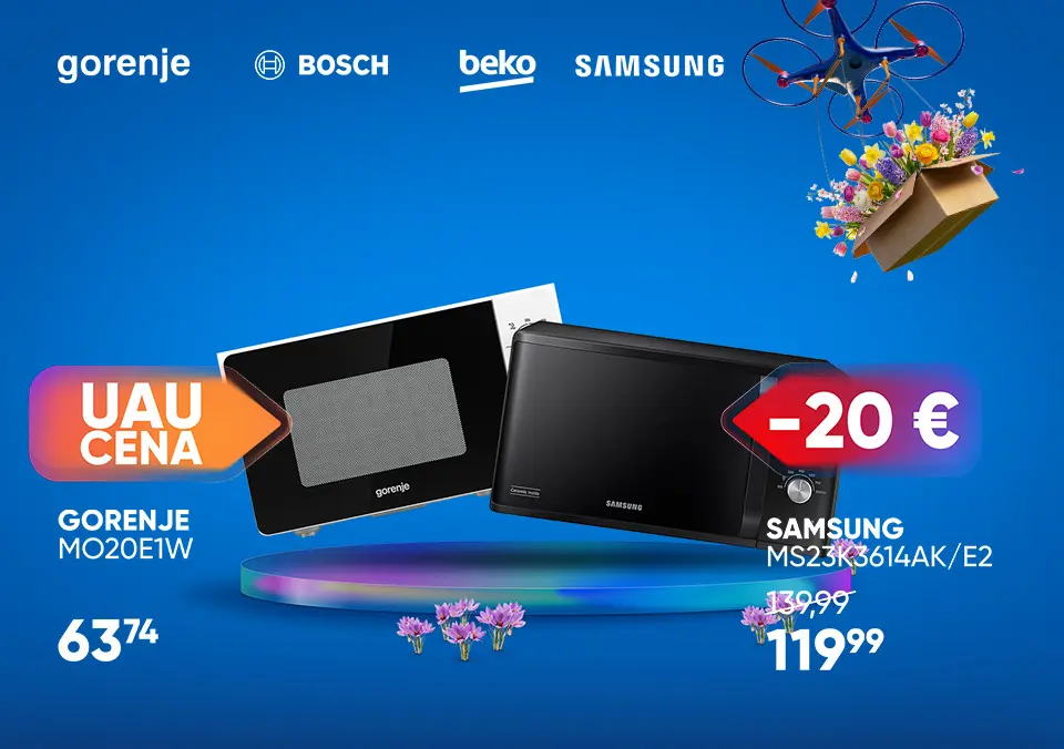 Najboljša izbira mikrovalovnih pečic