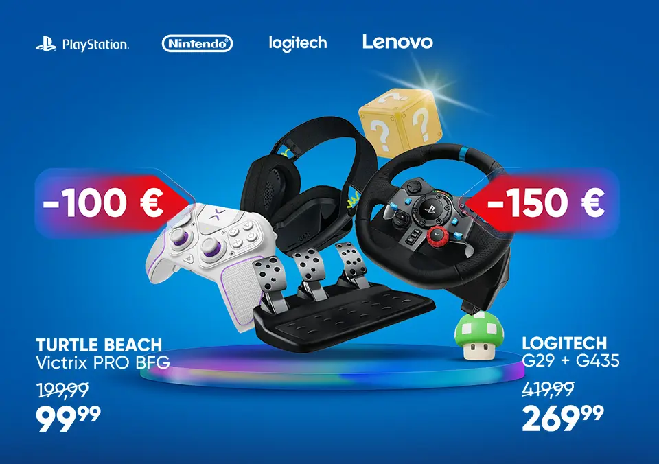 Gaming oprema za pravo akcijo!