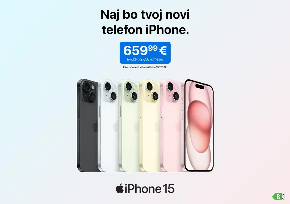 Naj bo tvoj novi telefon iPhone