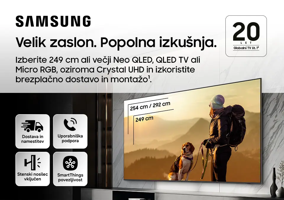 Velik zaslon. Popolna izkušnja.