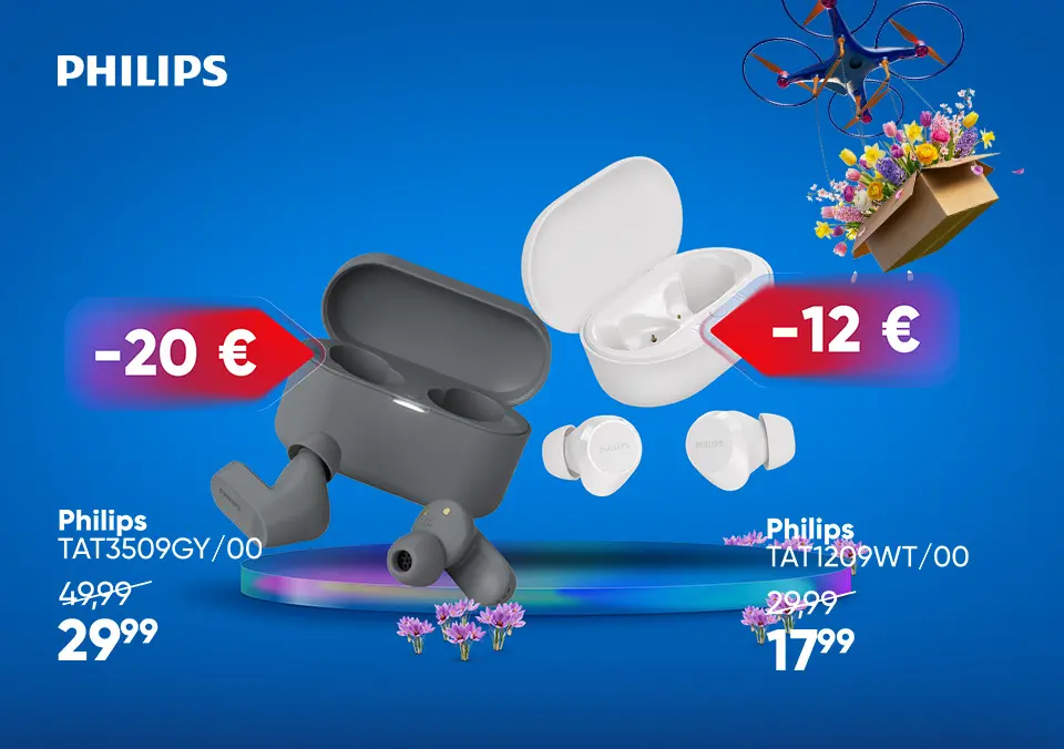 Phillips slušalke v akciji