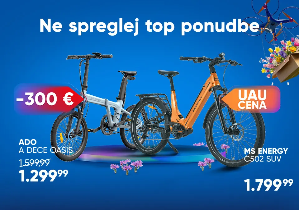 Ne spreglej top ponudbe e-koles!