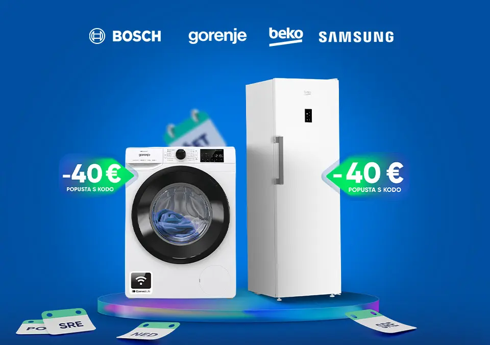 S kodo prihrani na vrhunsko belo tehniko!