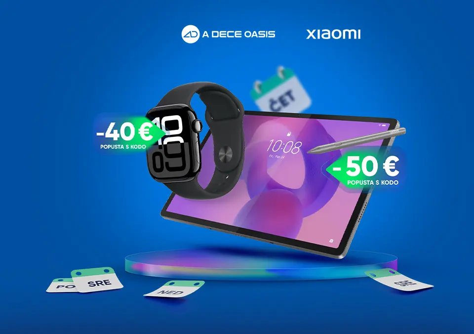 S kodo prihrani na tablice in ure