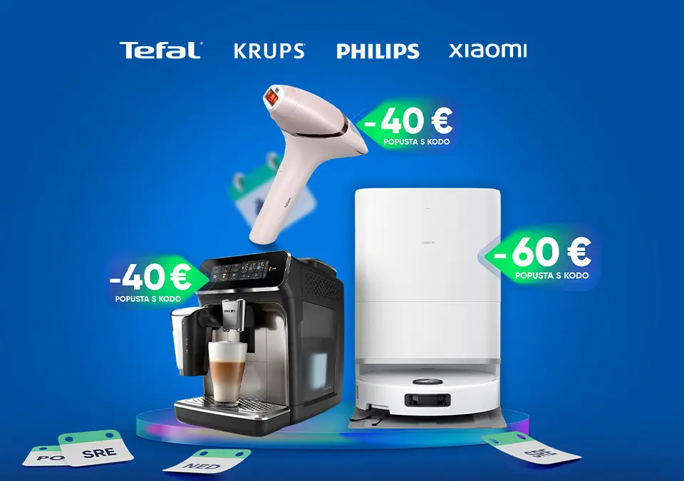 S kodo prihrani na male gospodinjske aparate in osebno nego