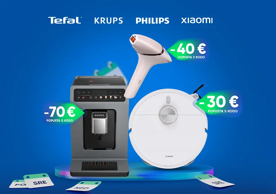 S kodo prihrani na male gospodinjske aparate in osebno nego