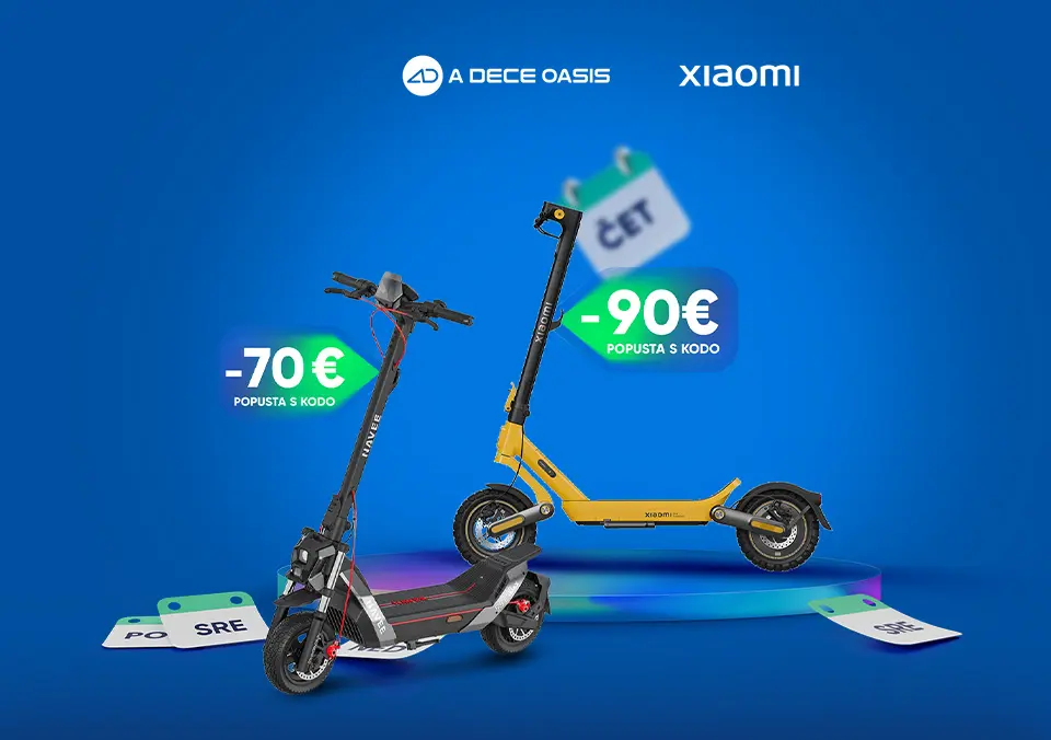 S kodo prihrani na električnih skirojih