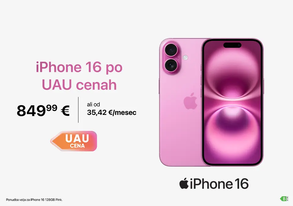 iPhone 16 po UAU cenah