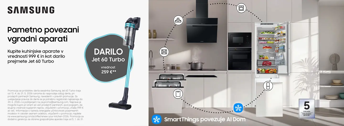 Pametno povezani vgradni aparati