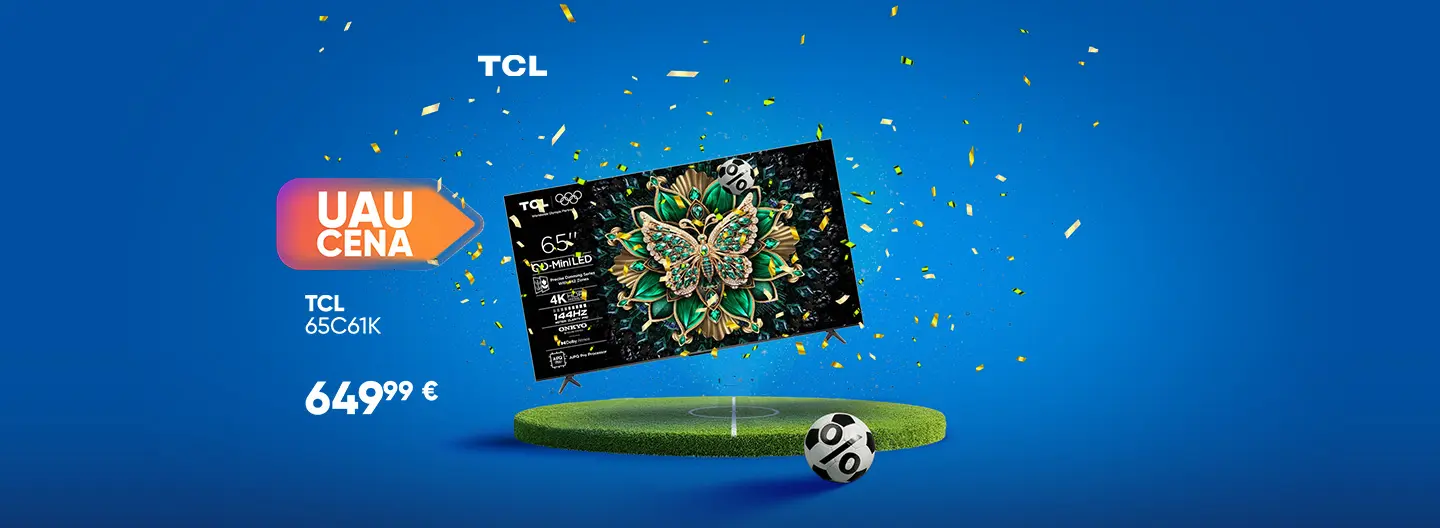 S TCL TV do več akcije na igrišču!