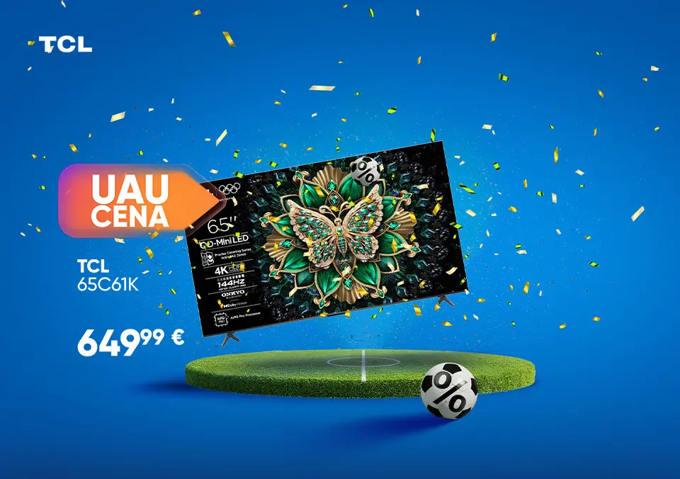 S TCL TV do več akcije na igrišču!